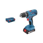 Perceuse visseuse sans fil bosch gsr 18v - 21 + 2 batteries 2ah + chargeur + coffret l - boxx bosch 06019h1008 ...