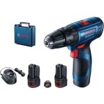 Perceuse - visseuse sans fil bosch professional gsr 120 - li 12 v 2. 0 ah li - ion + 2 batteries, + chargeur, ...