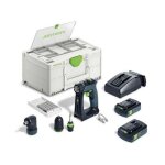 Perceuse - visseuse sans fil cxs 18 c 3, 0 - set festool avec 2 batterie 18v 3. 0ah - systainer - 576884 ... Perceuse - visseuse sans fil cxs 18 c 3, 0 - set festool avec 2 batterie 18v 3. 0ah - systainer - 576884 ...
