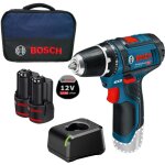 Bosch - perceuse - visseuse sans fil gsr 12v - 15 / 2x 2, 0 ah batterie + chargeur dans un sac souple ... Bosch - perceuse - visseuse sans fil gsr 12v - 15 / 2x 2, 0 ah batterie + chargeur dans un sac souple ...