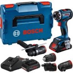 Perceuse - visseuse sans fil gsr 18v - 90 fc bosch, gfa 18 - m / e / w / h 2x4, 0 ah + chargeur l - boxx ...