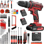 Perceuse visseuse sans fil magicfox 36v 40n. m couple max, visseuse devisseuse san fil multifonctionnelle ...