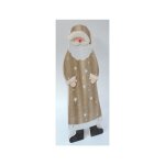 P�re noel en bois led 605x205x35mm lumineux 10 leds fixes 3000k � piles 3v (non inclus) d�co int�rieur ...