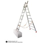 Facal - Échelle transformable aluminium 2 plans atlanta ? base évasée ? longueur 3 à 5, 50 m Facal - Échelle transformable aluminium 2 plans atlanta ? base évasée ? longueur 3 à 5, 50 m