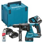 Makita - perfo - burineur 18v lxt sds - plus 2j (2x3. 0 ah) en makpac dhr243rfj
