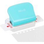 Perforateur 6 trous, perforatrice de papier, perforateur � feuilles mobiles, trous a4 / 30, trous a5 ...