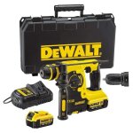 Dewalt - perforateur burineur sds - plus 18v dch254m2 - qw avec 2 batteries 4, 0 ah
