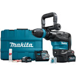 Perforateur - burineur sds + 40v max xgt makita avec 2 batteries 40v 4. 0ah - chargeur - bluetooth - ...