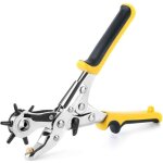 Perforateur rotatif pour cuir multi - taille, dimension outil de perforation tournant pince emporte piece ...