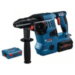 Perforateur sds plus 18v gbh 18 28 + 2 batteries 5, 5ah + chargeur + coffret l boxx bosch 0611921005
