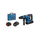 Perforateur sds - max bosch professional biturbo 18v - 36c gbh + 7j + 2 batteries procore 5, 5ah + chargeur ...
