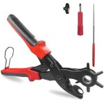 Perforatrice ronde de 2 � 4, 5 mm avec 6 tailles de perforation, pince professionnelle rotative pour ...