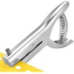 Perforatrice � trou unique de 6 mm - perforatrice robuste pour papier, cartes et pvc, avec capacit� de ...