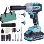 Pergar - cl  chocs multifonctionnelle 3 en 1, couple lev 550 n. m, 6 vitesses rglables, batterie ...