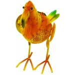 Perroquet orange solaire 1 led couleur