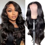 Perruque bresilienne perruque femme naturelle cheveux humain 4x4 body lace wig human hair for black women ...