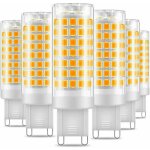 Ampoule led g9, no flicker 7w led lampes blanc chaud 3000k, 650lm, Économie d'énergie equivalente 60w ... Ampoule led g9, no flicker 7w led lampes blanc chaud 3000k, 650lm, Économie d'énergie equivalente 60w ...