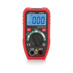 Velleman multim�tre num�rique, �cran lcd, cat iii / 600 v, adapt� pour mesurer la tension ac / dc, la ...