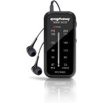 Petit radio portable, j - 985 am / fm radio de poche avec �couteurs, poste radio � piles avec st�r�o, ...