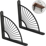 Petits supports d'�tag�re, lot de 2, �querre en fonte, support d'�tag�re � angle droit, supports d�coratifs ...