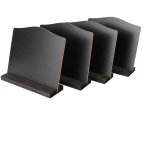 Jeffergarden petit tableau noir double face, 4 pi�ces, mini tableau noir, pr�sentoir de notes de messages ...