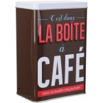 Petite bote mtal la boite a caf marron