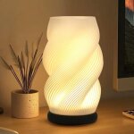 Petite lampe de chevet tricolore � 9 niveaux de luminosit�, id�ale pour d�corer un bureau ou un salon ...