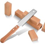 Jusch - petite scie  bois manuelle  double tranchant avec lame flexible, divertissement de bricolage, ...