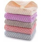 Petite serviette main, essuie main, ensemble 5 pi�ces essuie main cuisine, serviette suspendue en polaire ...