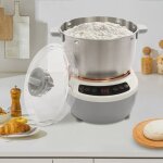 P�trin avec fonction de fermentation, machine � p�te enti�rement automatique de 7 litres, fonction de ...