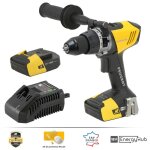 Peugeot outillage - perceuse à percussion brushless 18v 2, 0 et 2, 0ah Peugeot outillage - perceuse à percussion brushless 18v 2, 0 et 2, 0ah