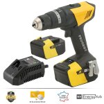 Peugeot outillage - perceuse sans fil � percussion 18v - 2x 4 ah