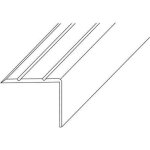 Pg corni�re d'escalier lm 25x20mm l. 1. 000mm alu. argent�. �lox. un. gel - 4732002091