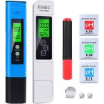 Ph - mètre ph tds et température ec testeur bio 5 en 1 testeur de qualité de l'eau avec Écran lcd, testeur ... Ph - mètre ph tds et température ec testeur bio 5 en 1 testeur de qualité de l'eau avec Écran lcd, testeur ...