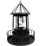 Phare � �nergie solaire, lampe rotative � lumi�re de tour de balise � �nergie solaire led �tanche pour ...