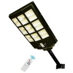 Phare lampadaire panneau solaire m�t t�l�commande capteur de mouvement 900w