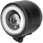 Phare led avec feux de route et feux de croisement, design ?il d'ange, convient � la plupart des motos ...