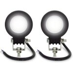 Phare led moto 10w feux additionnels moto, phare de travail � led floodlight 12v, feux de brouillard ...