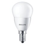 Ampoule sph�re led philips 5w douille e14 2700k corelus40e14g2