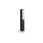 Philips - borne d'extrieur noir mygarden stratosphere 2x4, 5w 1000lm 3000k chaud 1648893p0