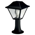 Borne exterieure led alpenglow a equiper e27 max. 60 w noir