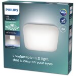 Philips - eclairage - luminaire led, 26x26 cm, 4000 k, 12 w, blanc 929003313301