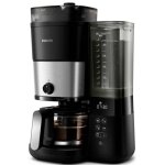 Philips - home hd7900 / 01 cafetire noir, argent nombre de tasse=10 avec broyeur, minuteur, fonction ...
