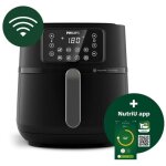 Philips - home hd9285 / 93 friteuse  air chaud 7. 2 l 2000 w commandable par application, revtement ...
