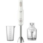 Philips - home hr2535 / 00 mixeur plongeant 650 w avec blender, avec embout h�choir gris, blanc