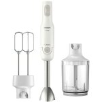 Philips home hr2546 / 00 mixeur plongeant 700 w fonction turbo, avec embout hchoir blanc