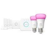 Philips hue - secure kit de dmarrage wca dtecteurs et ampoules e27