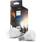 Philips hue - white ambiance, lot de 2 ampoules led connectée 5. 1w e14 luster, compatible bluetooth, ... Philips hue - white ambiance, lot de 2 ampoules led connectée 5. 1w e14 luster, compatible bluetooth, ...
