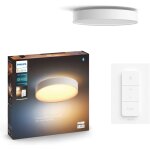 Philips hue - white ambiance plafonnier devere medium, blanc, compatible bluetooth, fonctionne avec alexa, ...