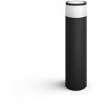 Philips hue white & color ambiance borne ext�rieure calla extension aluminium, noir, fonctionne avec ...